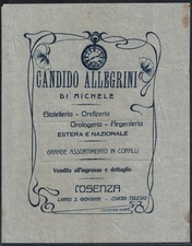 Cosenza volantino gioielleria usato  Rovito