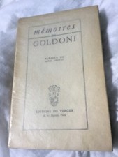 Mémoires goldoni préface d'occasion  Saint-Gratien
