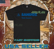 NOVA CAMISA PREMIUM SANDOZ THINK GEN LOGOTIPO UNISSEX CAMISETA AMERICANA ENGRAÇADA TAMANHO P-5XL comprar usado  Enviando para Brazil