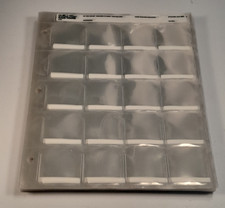 Preservadores de slides 35 mm arquivo de impressão 2x2-20b moedas slides 3 anéis fichário lotes de 50 comprar usado  Enviando para Brazil