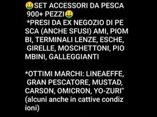 Set accessori pesca usato  Procida
