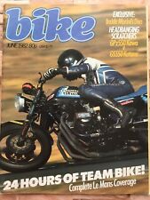 Bike magazine june for sale  COLCHESTER