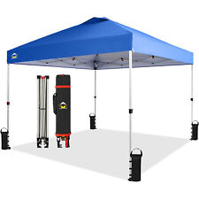 CROWN SHADES 10x10 pés barraca pop-up dossel externa com 1 trava de pressão, azul (usada) comprar usado  Enviando para Brazil
