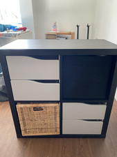 Ikea black kallax for sale  LONDON