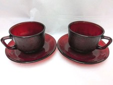 Arcoroc classique ruby for sale  LONDON