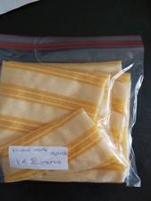 Yellow stripes organza for sale  SHEFFIELD