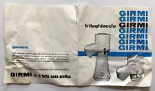 Vintage pubblicità tritaghiac usato  Gioia del Colle