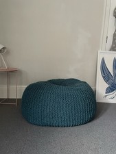 Large blue beanbag for sale  DERBY