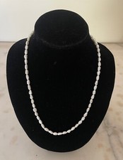 Collana vintage perle usato  Roma