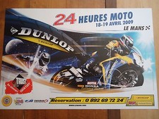 Pôster oficial 24 Horas de Le Mans 2009 motocicletas ACO Moto The Trust, usado comprar usado  Enviando para Brazil