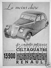 Publicité 1935 celtaquatre d'occasion  Compiègne