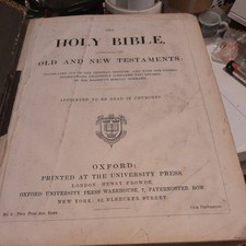 Antique holy bible for sale Antique holy bible for sale  CLEVEDON
