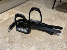 Black stirrups 4.75 for sale  BRADFORD