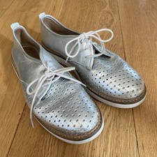 Clarks women silver for sale  IPSWICH