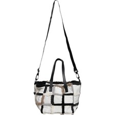 CARMINA CAMPUS Bolso Multicolor Piel Borreguillo Top Mango Cruzado Mujer 620usd, usado comprar usado  Enviando para Brazil
