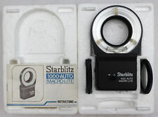 Starblitz 1000-Auto Macrolite Ring Flash com 49mm + 52mm Adaptadores VGC TESTADO comprar usado  Enviando para Brazil
