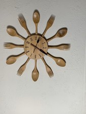 Wall clock wooden for sale  MANCHESTER