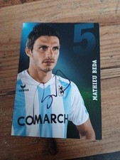 Mathieu beda autogrammkarte gebraucht kaufen  Heiden