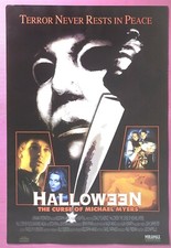 Pôster original do filme Halloween 6: A Maldição de Michael Myers (1995) estado perfeito 27X40 comprar usado  Enviando para Brazil