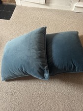 Blue handmade cushions for sale  ST. ALBANS