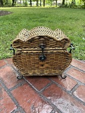 Vintage rattan woven for sale  Florence
