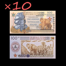 10 billetes de Zimbabwe / Zimbabwe One Hundred Yottalillion Dollars moneda segunda mano  Embacar hacia Argentina