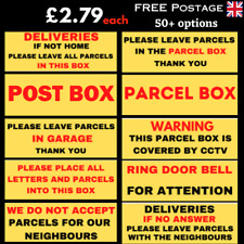 Parcels instructions stickers for sale  DEWSBURY