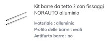 Kit barre portatutto usato  Limbiate