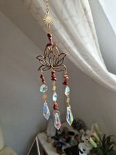 Lotusblüte aura kristalle gebraucht kaufen  Fockbek