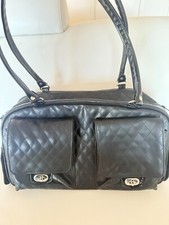 Black quilted bag for sale  Brookline