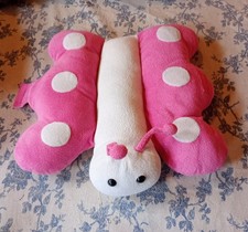 Pink butterfly pillow for sale  DEVIZES