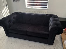Dfs black velvet for sale  SWINDON