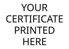 Impressão de certificado comprar usado  Enviando para Brazil