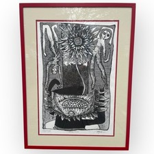 Abstract blockprint flowers for sale  Pittsburgh