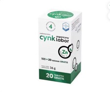 CYNK ORGANICZNY 120 tabl. odporność włosy skóra paznokcie hair skin nails na sprzedaż  PL