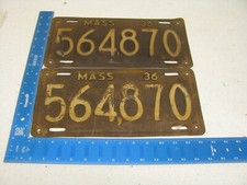1936 massachusetts mass for sale  Castleton