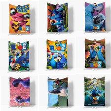 Cosplay Rio Blu Jewel Rafael Araras Pássaros Cobertores de Lã 3D Grandes Lances Macios comprar usado  Enviando para Brazil