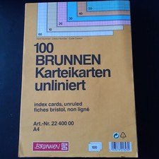 Brunnen karteikarten din gebraucht kaufen  Göttingen