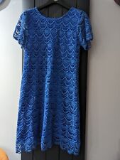 Blue lace shift for sale  WOLVERHAMPTON