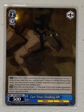 Usado, Carrinho Titan: Fending Off - AOT/SX04-088 C - Weiss Schwarz Attack on Titan Final S comprar usado  Enviando para Brazil