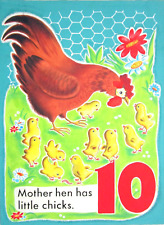 1950 Galinha - Conte os Animais Arte de Desenho Original PINTURA DE LIVRO INFANTIL comprar usado  Enviando para Brazil