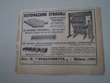 Advertising pubblicità 1931 usato  Salerno
