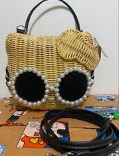 Usado, a-jolie × Hello Kitty Bolsa de Ombro Colaboração Modelo RARO Rattan Não Usado comprar usado  Enviando para Brazil