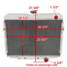 Row aluminum radiator for sale  Chino