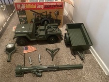 Jeep oficial Hasbro GI JOE vintage com caixa original e acessórios não testados comprar usado  Enviando para Brazil