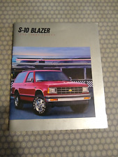 Brochure blazer chevrolet d'occasion  Troyes