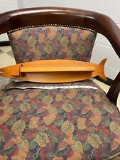 Wooden fish shape for sale  Tellico Plains