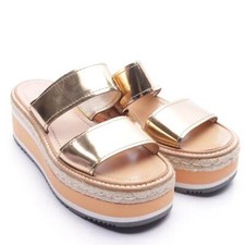 Plateausandalen prada metallic gebraucht kaufen  Hamburg