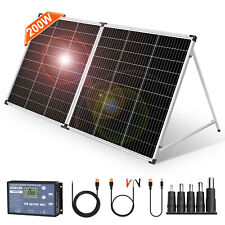 Dokio Panel słoneczny 200W 12v Składany przenośny zestaw do kempingu Bateria kampera, używany na sprzedaż  Wysyłka do Poland