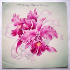 Purple orchid embossed for sale  Saint Cloud